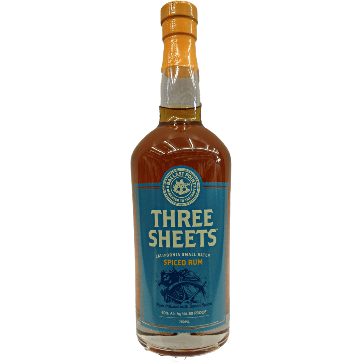 Ballast Point Three Sheets Spiced Rum at CaskCartel.com