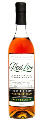 Red Line 5 Year Old Single Barrel Cask Stregnth Rye Whiskey at CaskCartel.com