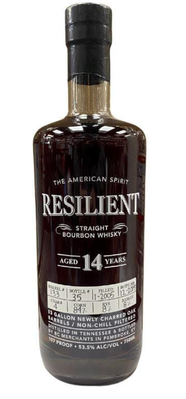 Resilient Single Barrel #133 14 Year Old Straight Bourbon Whisky at CaskCartel.com