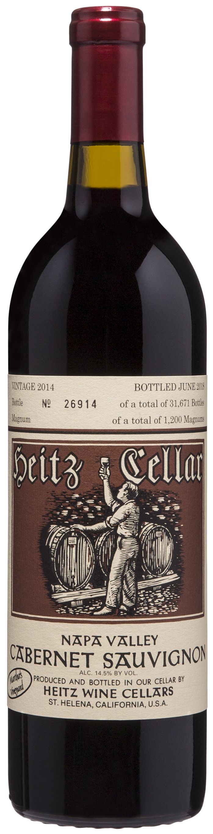 2014 | Heitz Cellar | Martha's Vineyard Cabernet Sauvignon at CaskCartel.com
