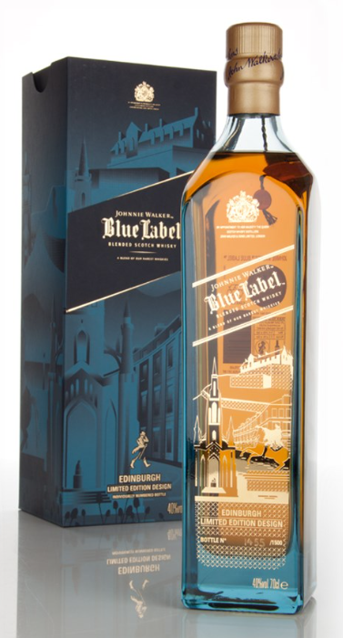 Johnnie Walker Blue Label - Edinburgh Limited Edition Design Blended Scotch Whisky | 700ML