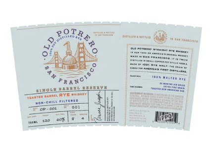 Old Potrero Single Barrel Reserve Toasted Barrel Rye Whiskey | 700ML at CaskCartel.com 2