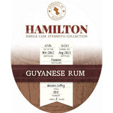 Hamilton Demerara #16261 by Diamond Distillery Guyana 2012 at CaskCartel.com