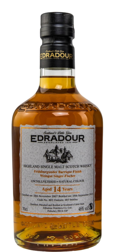 Edradour 14 Year Old 2007 Fruhburgunder Barrique Finish Cask #602 Single Malt Scotch Whisky | 700ML at CaskCartel.com