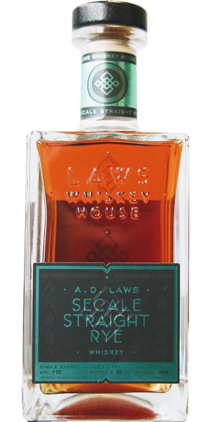 A. D. Laws Secale Single Barrel #19 Straight Rye Whiskey at CaskCartel.com