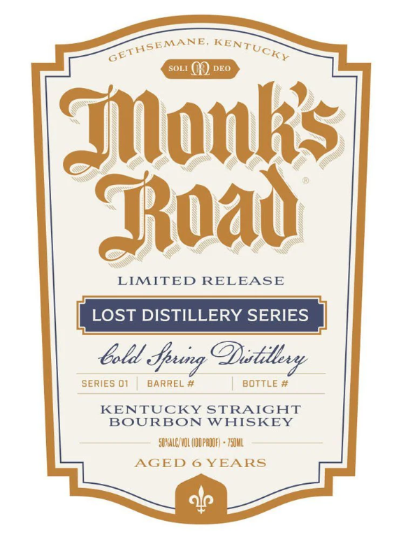 Monk’s Road 6 Year Old Lost Distillery Series Straight Bourbon Whiskey