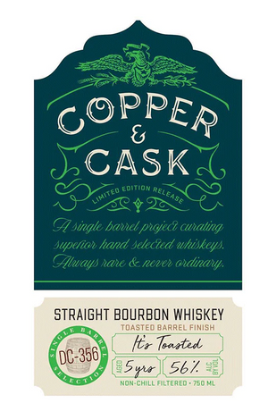 Copper & Cask It’s Toasted 5 Year Old Straight Bourbon Whisky at CaskCartel.com