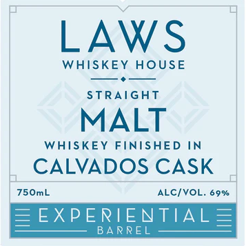 Laws Experiential Barrel Straight Malt Finished in Calvados Cask Whiskey