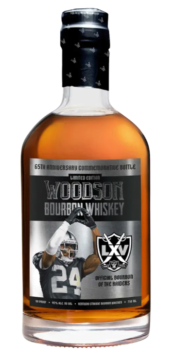 Woodson 65th Anniversary Limited Edition Charles Woodson Raiders Bourbon Whisky at CaskCartel.com