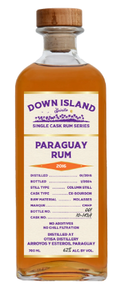 Down Island Spirits | 2016 | Paraguay Rum