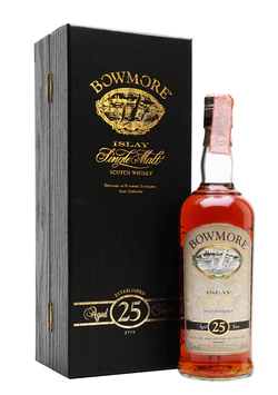 Bowmore 25 Year Old Old Presentation Islay Single Malt Scotch Whisky