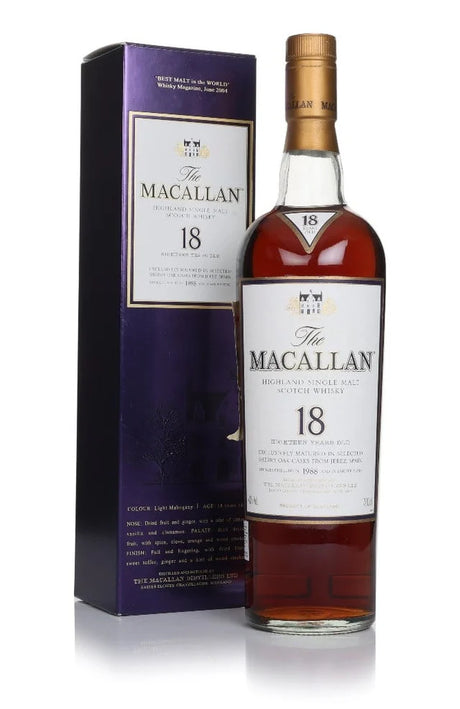 The Macallan 18 Year Old 1988 Sherry Oak Single Malt Scotch Whisky at CaskCartel.com