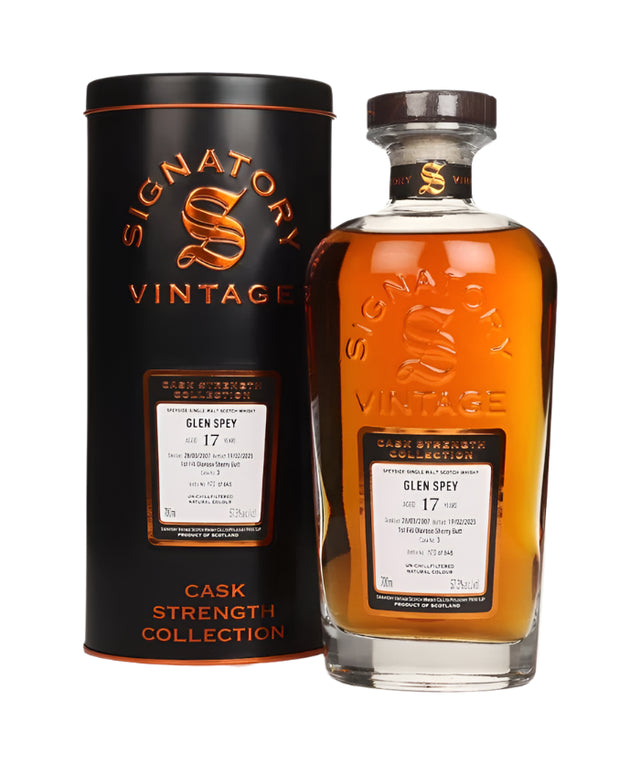 Glen Spey 17 Year Old 2007 Cask #3 - Cask Strength Collection (Signatory) Single Malt Scotch Whisky | 700ML at CaskCartel.com