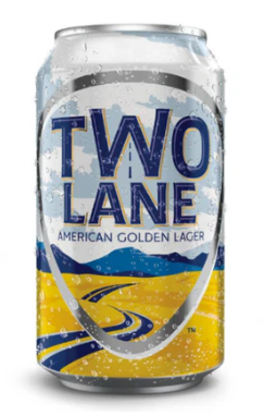Two Lane American Golden Lager Beer | (12)*355ML at CaskCartel.com