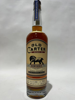 Old Carter Very Small Batch 2-OC Barrel strength Straight Kentucky Whiskey 131.2 Proof Bottle 153 of 712 at CaskCartel.com