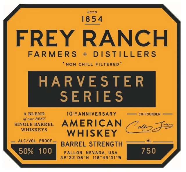 Frey Ranch Harvest Series 10th Anniversary Barrel Strength American Whiskey at CaskCartel.com