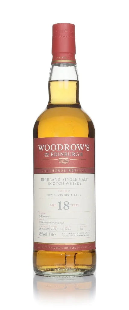 Ben Nevis 18 Year Old 2007 - Woodrow's of Edinburgh Single Malt Scotch Whisky | 700ML at CaskCartel.com