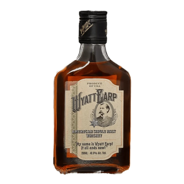 Wyatt Earp Small Batch American Single Malt Whiskey | 200ML at CaskCartel.com