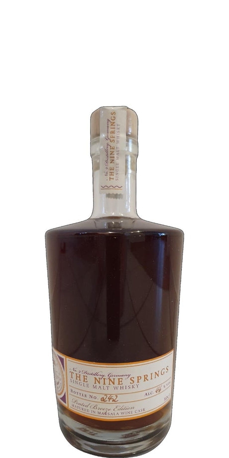 The Nine Springs Marsala Wine Cask Peated Breeze Edition 2019 Release Single Malt Whisky | 500ML at CaskCartel.com