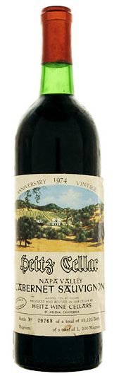 1974 | Heitz Wine Cellar | Martha's Vineyard Cabernet Sauvignon (Magnum) at CaskCartel.com