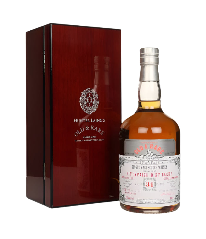 Pittyvaich 34 Year Old 1990 - Old & Rare Platinum (Hunter Laing) Single Malt Scotch Whisky | 700ML at CaskCartel.com