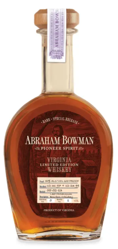 Abraham Bowman Virginia Limited Edition Release #5 Last Millennium Bourbon Whisky