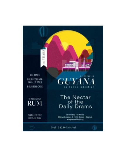 The Nectar Of The Daily Drams Guyana La Bonne Intention LBI 2012 10 Year Old | 700ML at CaskCartel.com