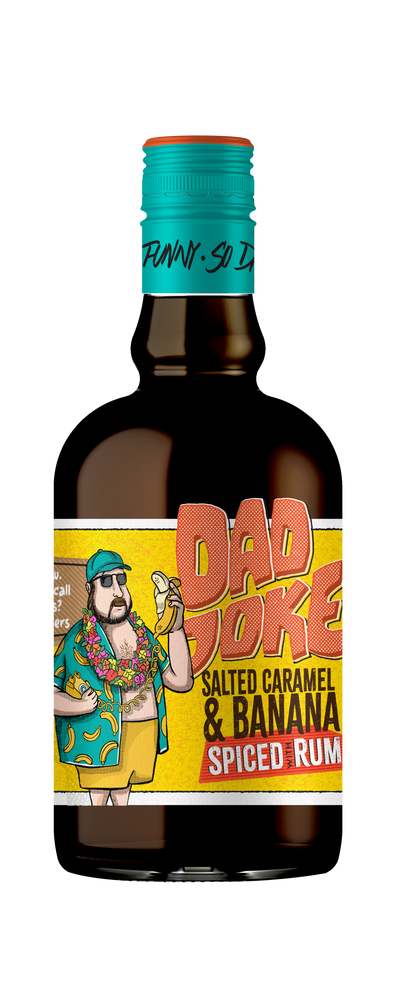 Dad Joke Salted Caramel & Banana Spiced Rum | 700ML at CaskCartel.com