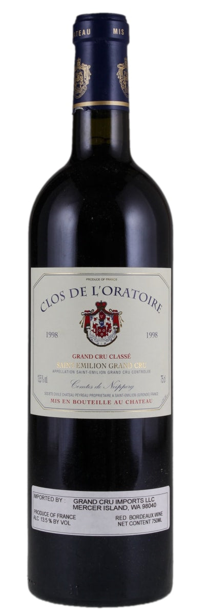 1998 | Clos de l'Oratoire | Saint-Emilion Grand Cru at CaskCartel.com