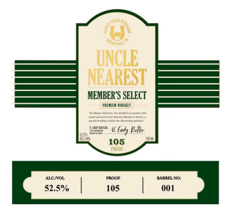 Uncle Nearest Member’s Select Premium Whiskey at CaskCartel.com