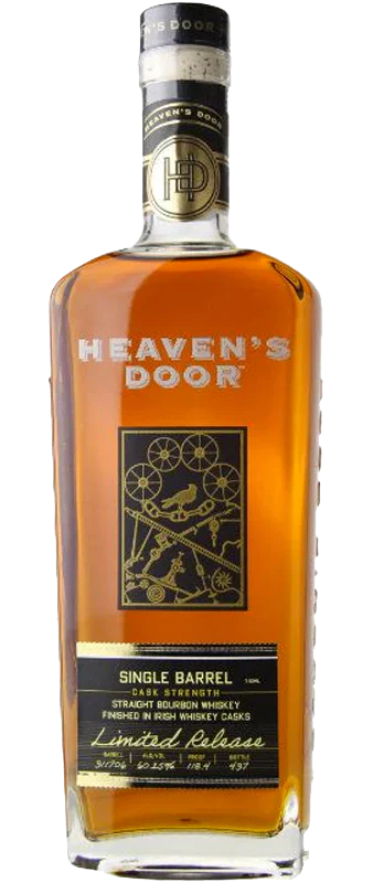 Heaven's Door Single Barrel Limited Edition Finished In Irish Whiskey Casks Straight Bourbon Whiskey