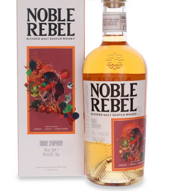 Noble Rebel Smoke Symphony Blended Malt Scotch Whisky | 700ML at CaskCartel.com