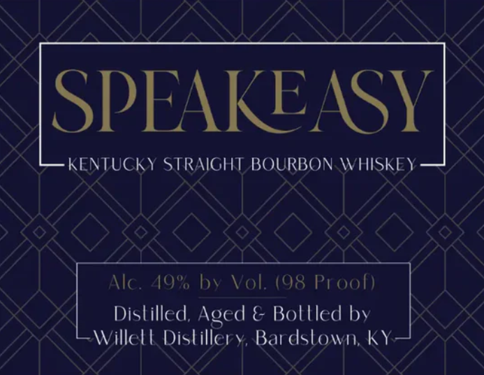 Willett Speakeasy Straight Bourbon Whiskey