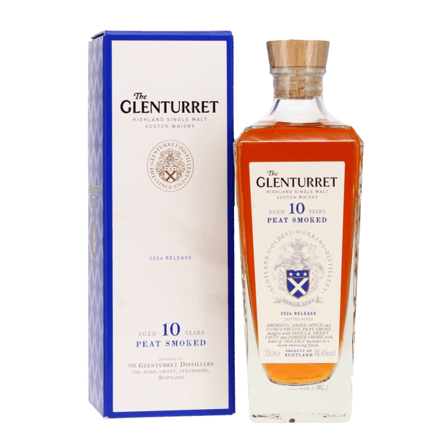 Glenturret 10 Year Old Peat Smoked 2024 Release Highland Single Malt Scotch Whisky | 700ML at CaskCartel.com