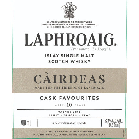 Laphroaig Cairdeas Cask Favourites 10 Year Old Single Malt Scotch Whisky | 700ML at CaskCartel.com