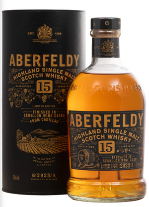 Aberfeldy | 15 Year Old | Cadillac French Wine Cask | Highland Single Malt Scotch Whiskey | Limited Edition | 700ML at CaskCartel.com