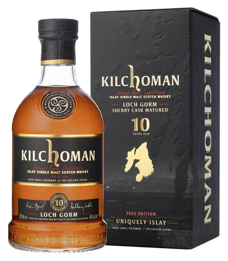 Kilchoman Loch Gorm 10 Year Old Sherry Cask 2026 Edition Single Malt Scotch Whisky | 700ML at CaskCartel.com
