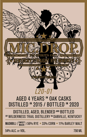 Mic Drop L20-01 4 Year Old Kentucky Straight Rye Whiskey at CaskCartel.com