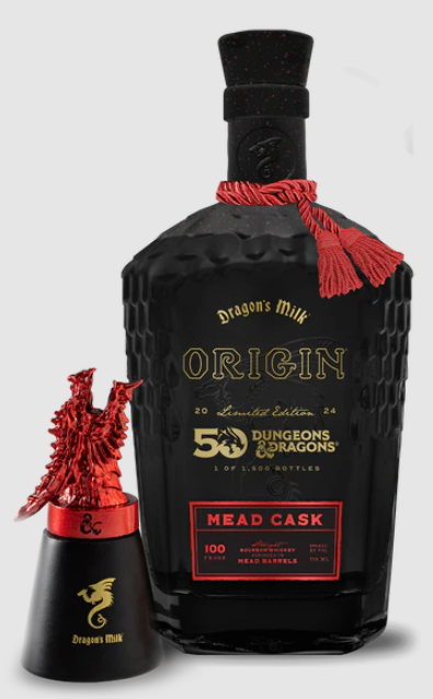 New Holland Brewing Dragon's Milk X Dungeon & Dragons Origin Mead Cask Finish Bourbon Whiskey at CaskCartel.com