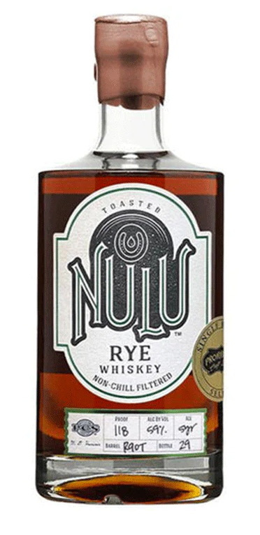 Nulu Toasted Barrel Prohibition Craft Spirits 5 Year Old Single Barrel Select Rye Whiskey at CaskCartel.com