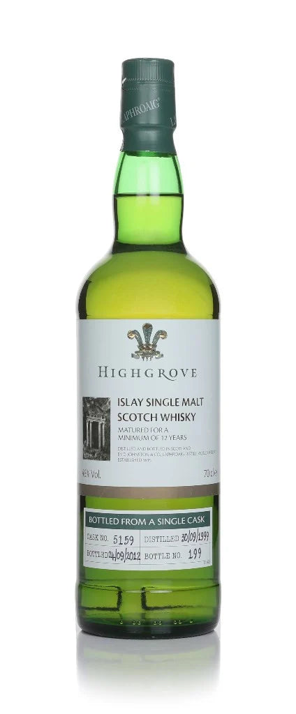 Laphroaig 12 Year Old 1999 Cask #5159 - Highgrove Single Malt Scotch Whisky | 700ML at CaskCartel.com