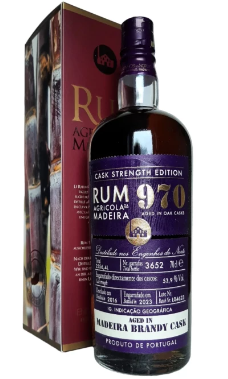 Rum 970 Cask Strength Edition Engenhos Do Norte Distillery Madeira Brandy Cask | 700ML