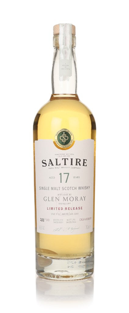 Glen Moray 17 Year Old 2007 Cask #800471 Saltire Rare Malt Whisky | 700ML at CaskCartel.com