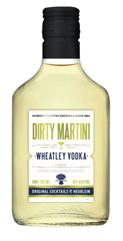 Original Cocktails by Heublein Dirty Martini Crafted with Wheatley Vodka | 200ML at CaskCartel.com