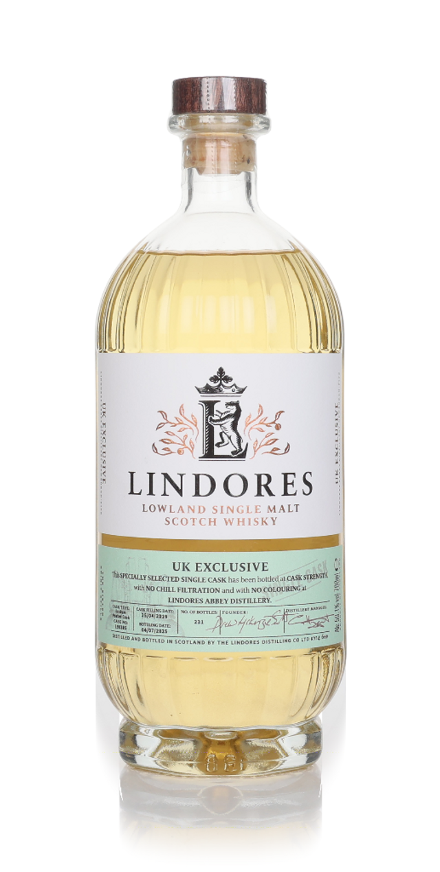 Lindores Ex Rum Peated Cask Single Malt Scotch Whisky | 700ML at CaskCartel.com