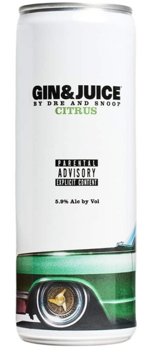 Gin & Juice By Dre and Snoop RTDs Gin based Citrus | 355ML at CaskCartel.com