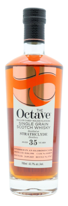 Strathclyde The Octave Single Oloroso Sherry Cask #6444079 35 Year Old · 1990 Vintage Single Grain Scotch Whisky | 700ML at CaskCartel.com