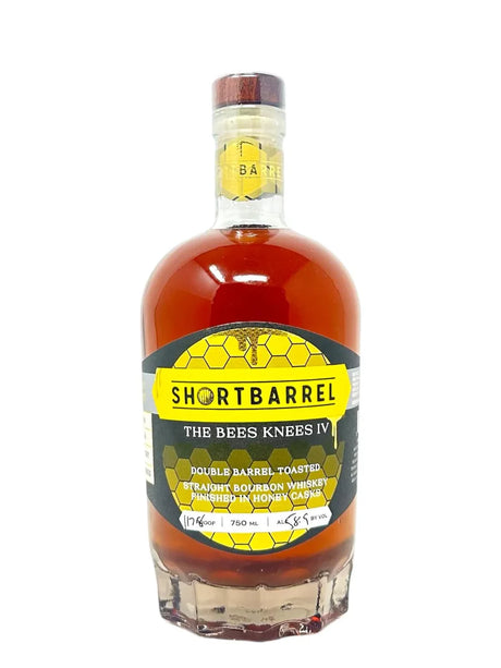 Shortbarrel The Bees Knees IV Double Barrel Toasted Finished In Honey Casks Kentucky Bourbon Whiskey at CaskCartel.com