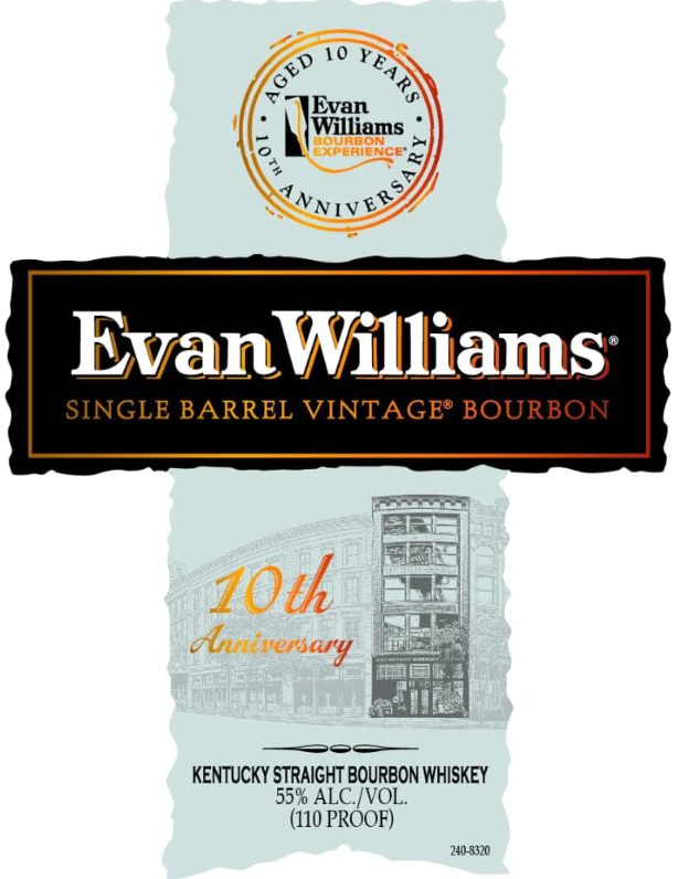 Evan Williams 10th Anniversary Experience Straight Bourbon Whiskey
