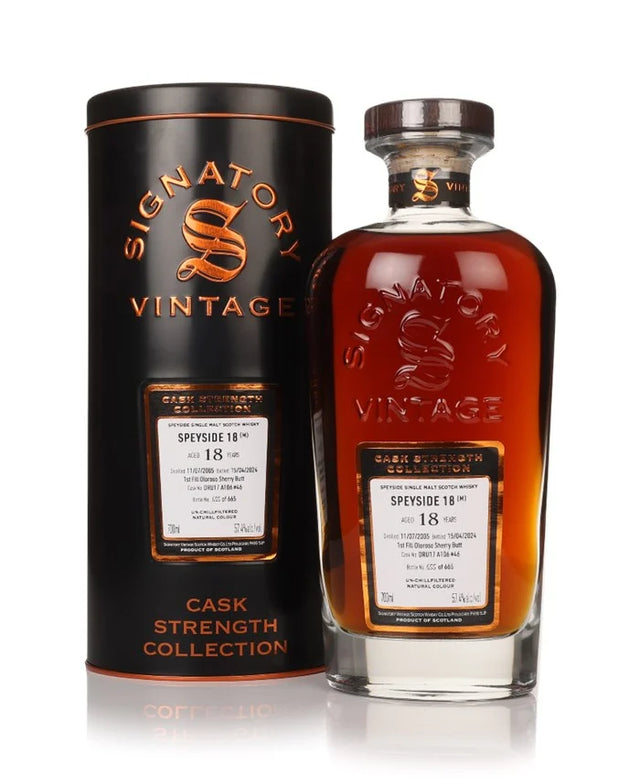 Secret Speyside 18 Year Old 2005 (Cask DRU17 A106 #46) Cask Strength Collection (Signatory) Whisky | 700ML at CaskCartel.com